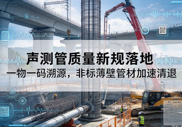 泗水声测管质量新规落地，一物一码溯源，非标薄壁管材加速清退