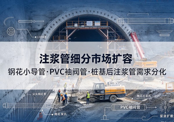 泗水注浆管细分市场扩容，隧道钢花小导管、PVC 袖阀管、桩基后注浆管需求分化