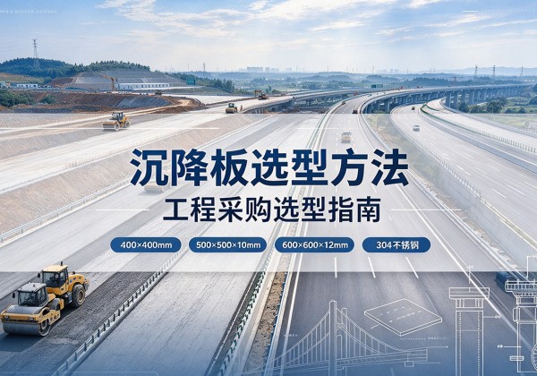 泗水沉降板选择方法